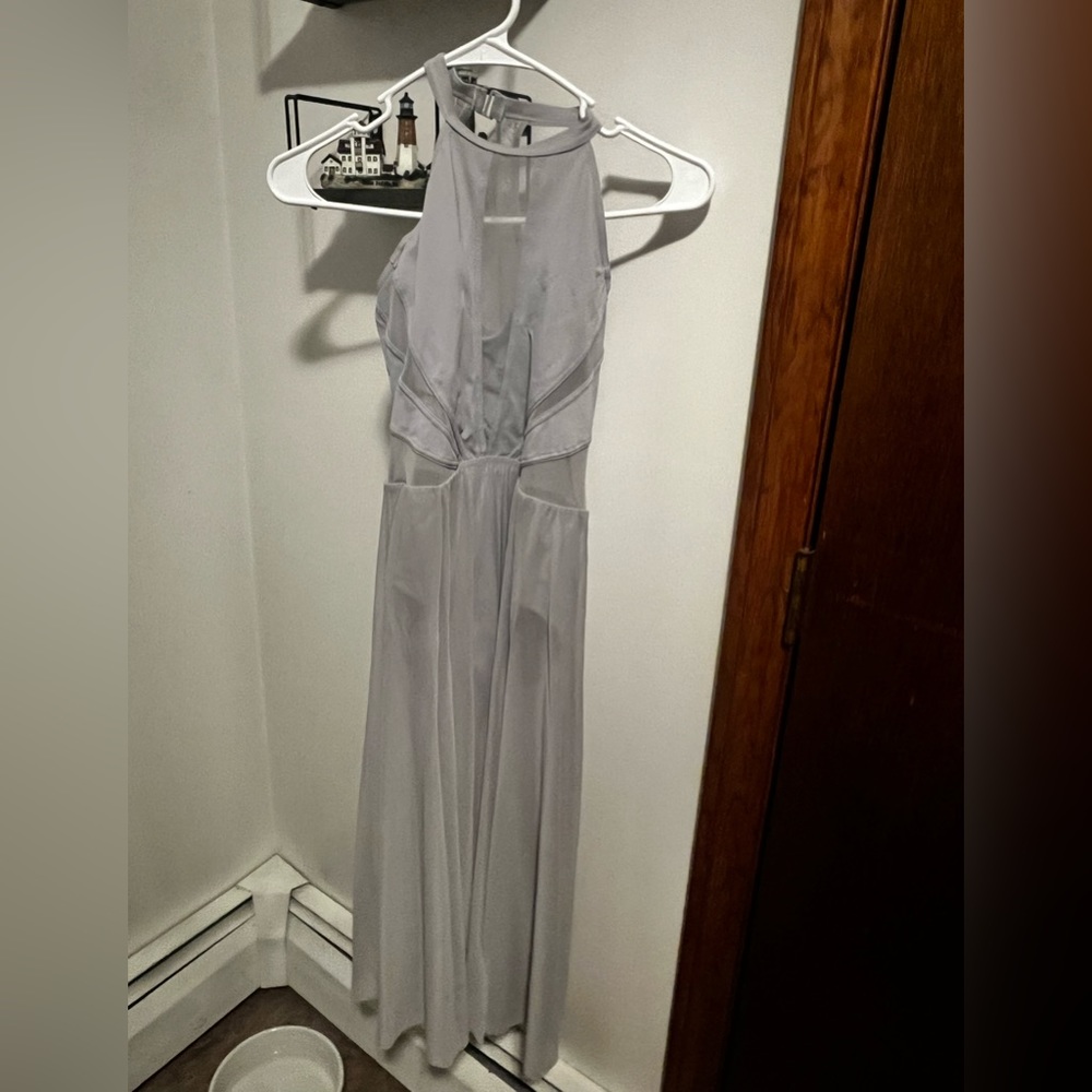 Gray lyrical dress